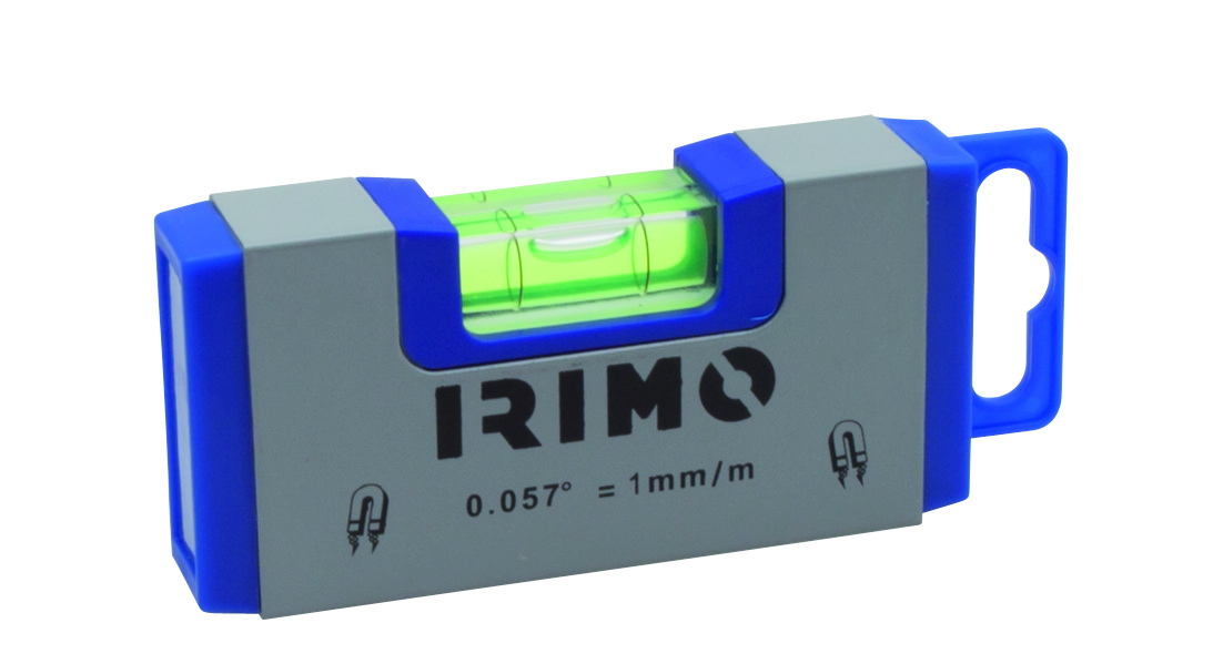 Pocket spirit level 100mm with magnet Irimo