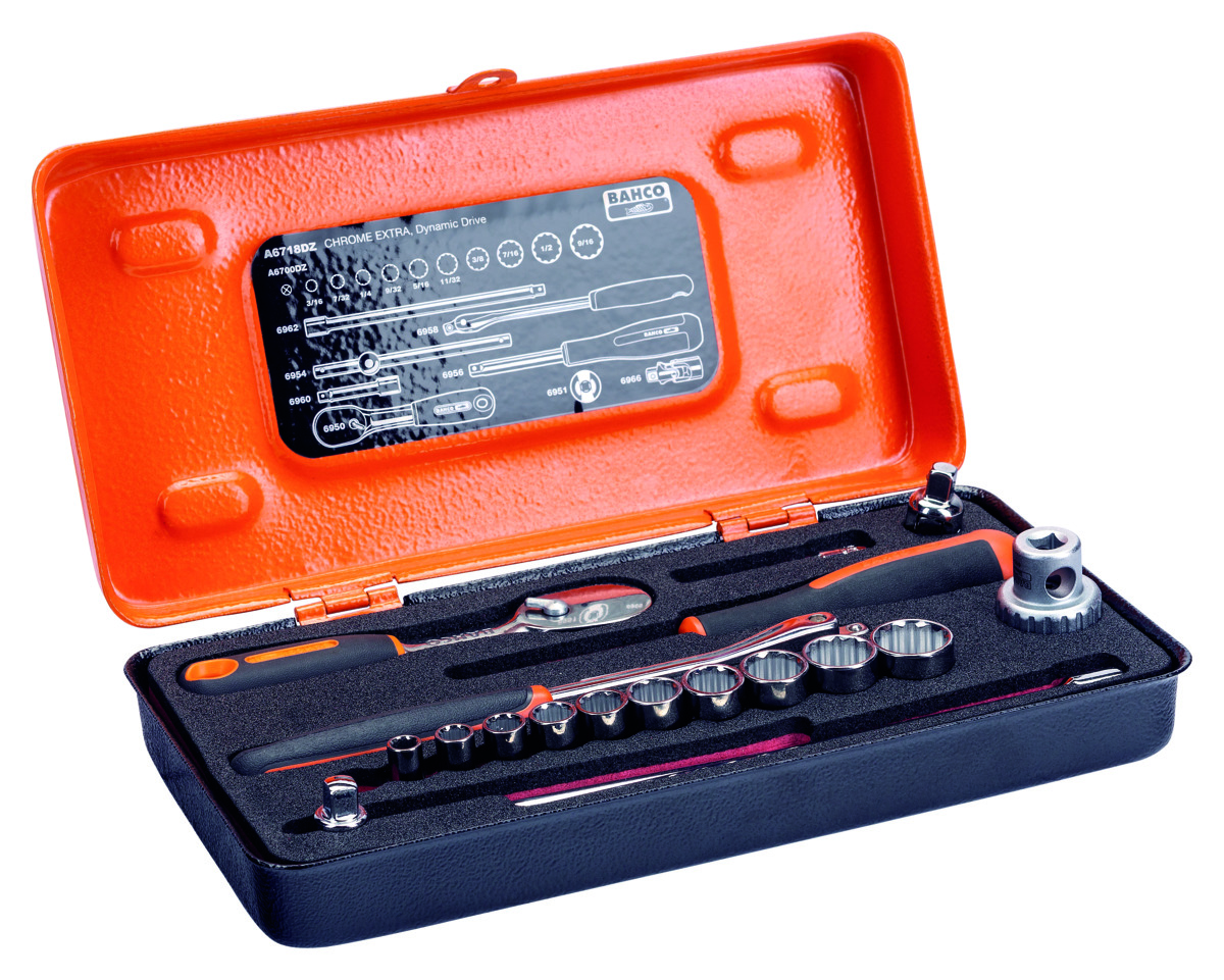 Socket set A6700DZ 3/16