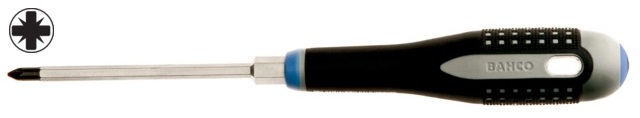 Skrūvgriezis ERGO™ Pozidriv PZ1x100mm ar 9mm hex turētāju