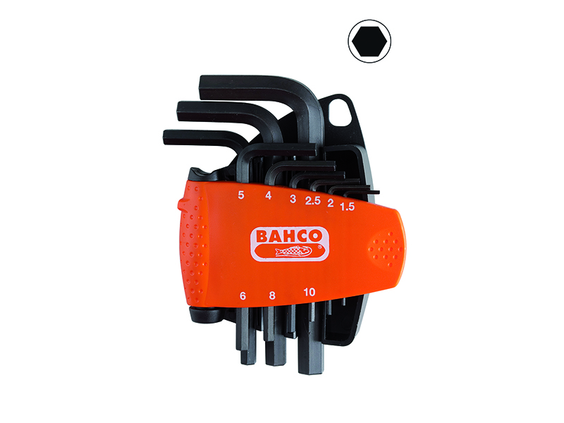Offset hexagon key set 1,5-10mm 9 pcs