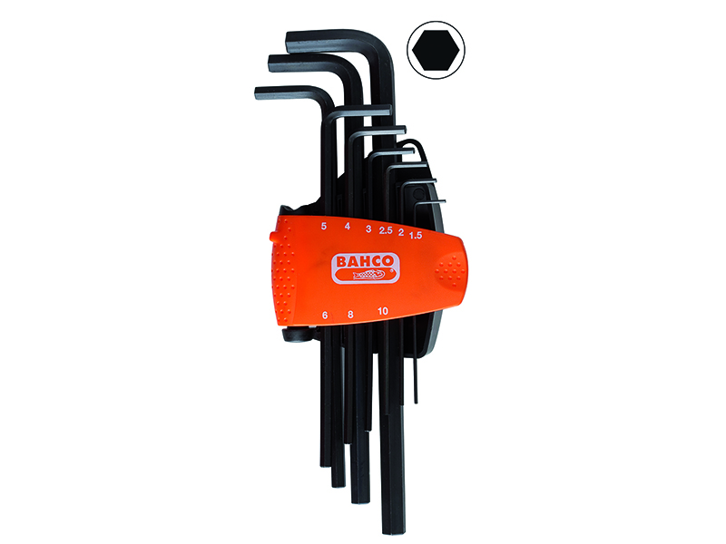 Hexagon offset screwdriver set 1,5-10mm 9 pcs