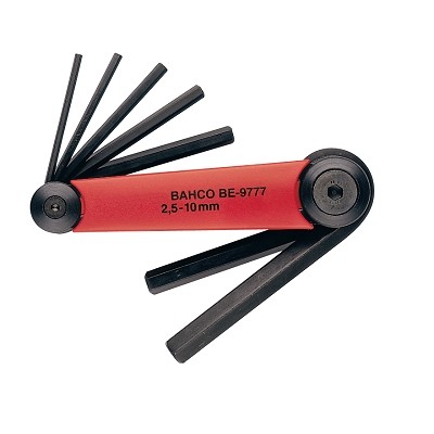 Hexagon key set 1,5-6mm 7pcs