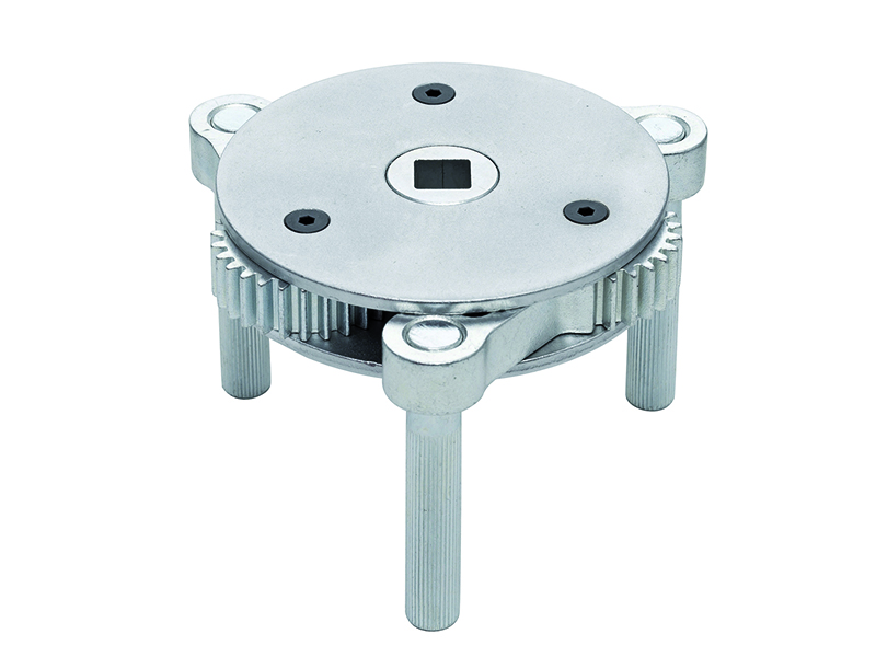 Magnetic three round legged oil filter wrench 110-142mm 1/2