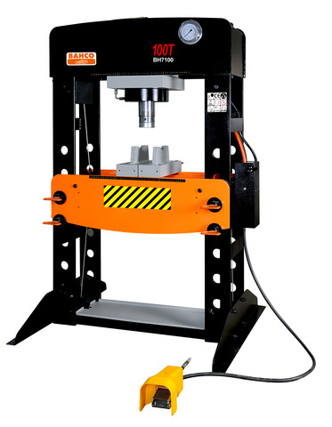Hydraulic press 100T with double speed controlled by pedal
