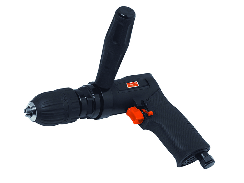 Pneimatiskā, atgriezeniskā urbjmašīna, 13mm ātrās nomaiņas patrona, maks. 450 apgr./min, 220W