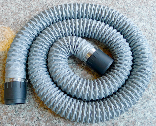 Extension single hose 3m for exhaust fume extractor