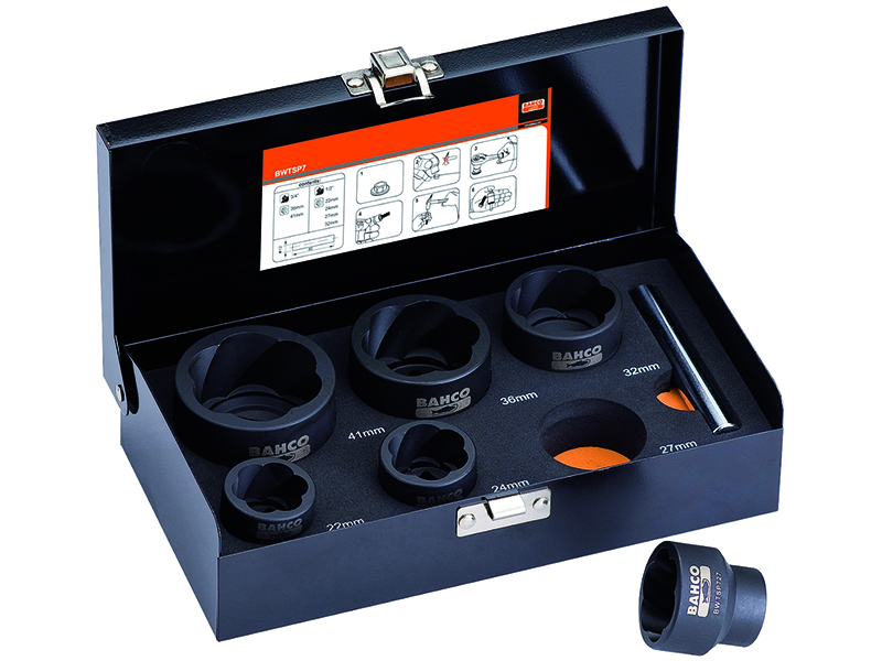 Twist socket set 7 pcs 1/2