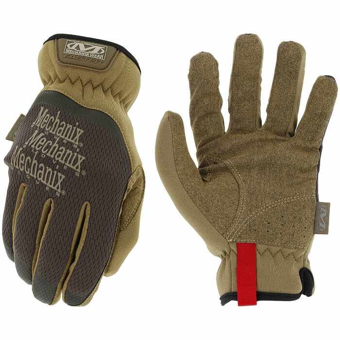 Cimdi Mechanix FastFit, brown, izmērs S