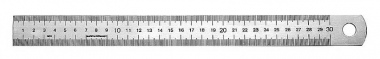 Ruler 1000x30x1,0mm stainless type 498