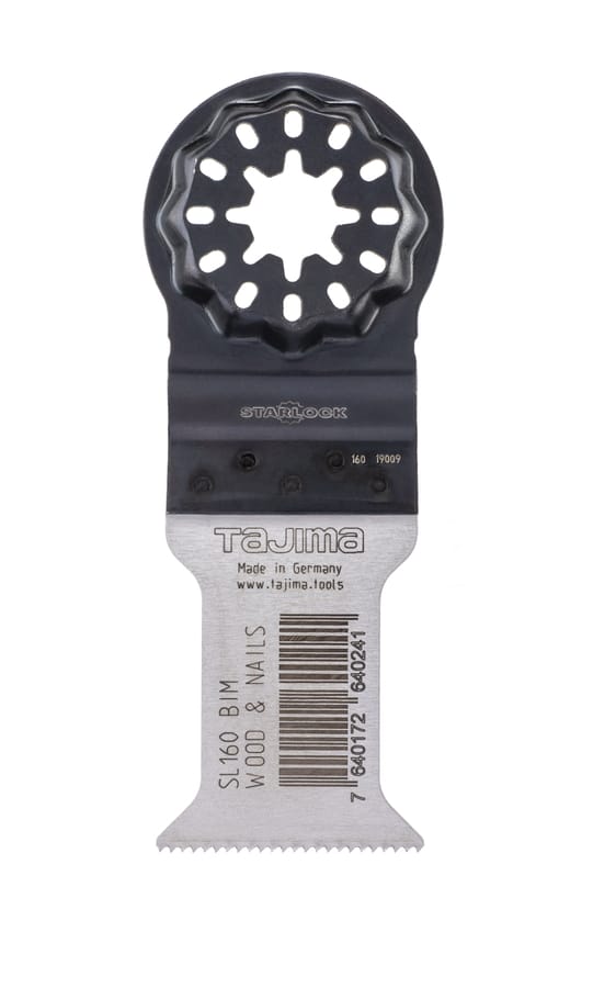 Tajima Starlock daudzfunkcionālais zāģa asmens BiM 50x35 mm koksnei ar naglām