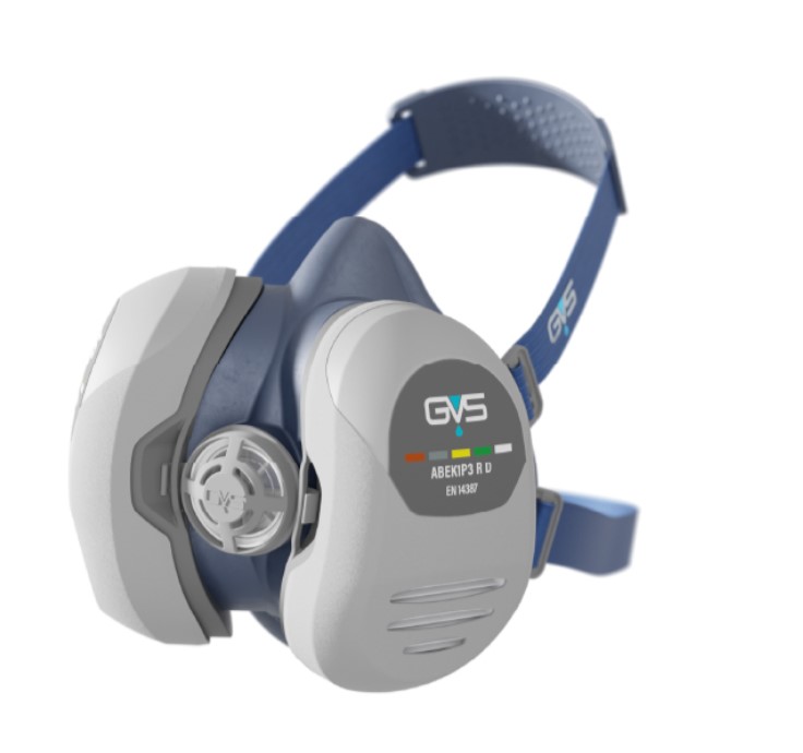 GVS Elipse pusmaska SPR223K ar ABEK1P3 filtru, izmērs S/M