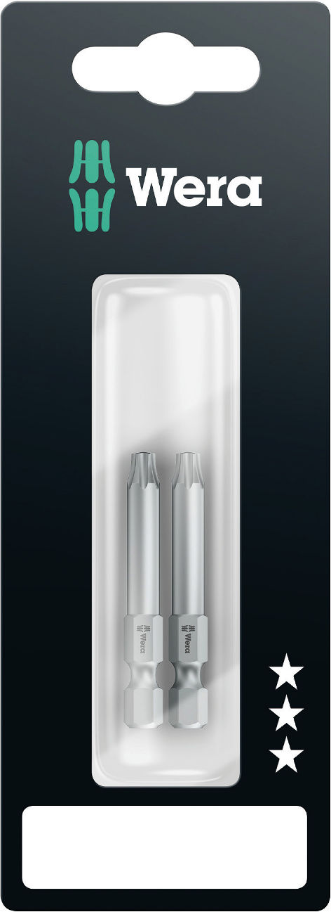 Wera standarta uzgaļi, 2 x TORX T25 x 50mm, 867/4 Z, blisterī