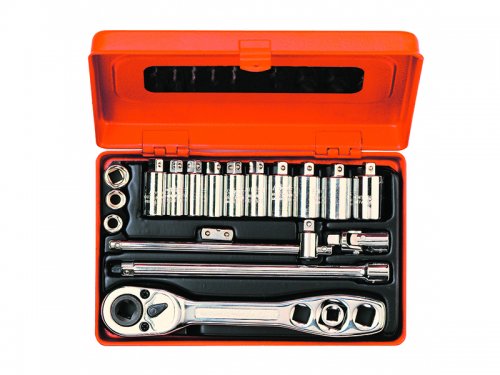 Socket set 3,4-10mm for refrigeration 1/4